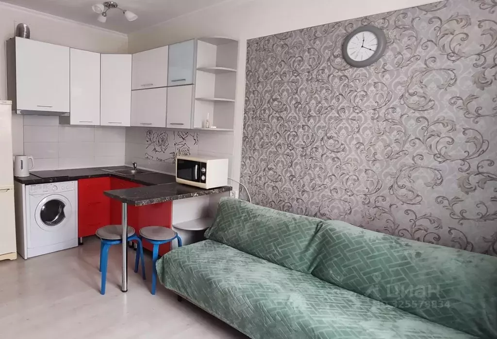 Студия Краснодарский край, Краснодар Славянский мкр, ул. Заполярная, ... - Фото 1