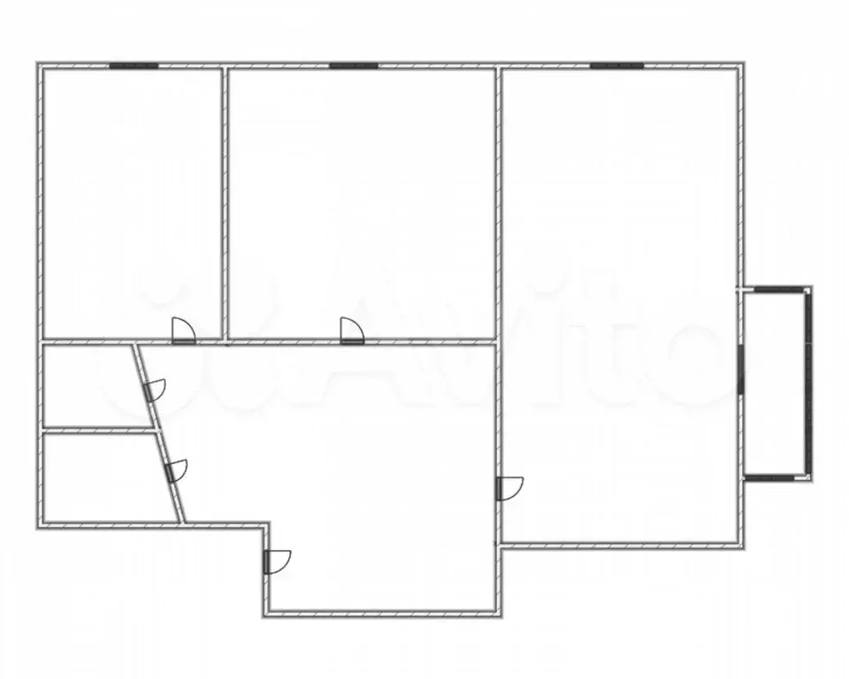 2-к. квартира, 42 м, 4/5 эт. - Фото 0