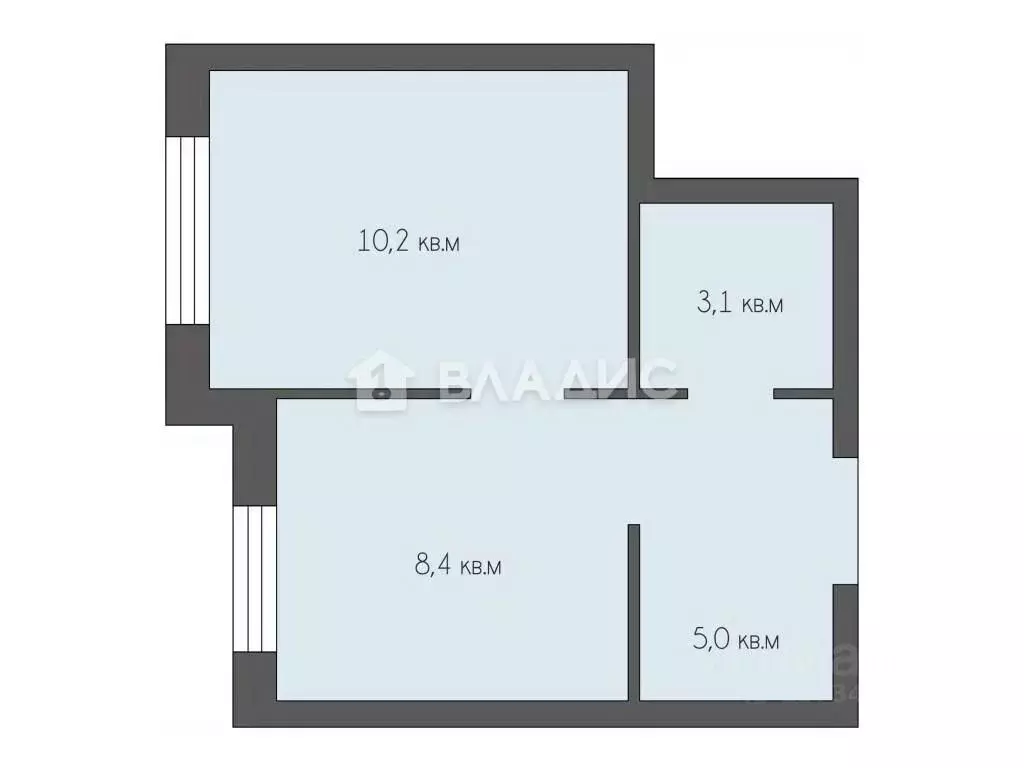 1-к кв. Рязанская область, Рязань ул. Космонавтов, 16 (26.7 м) - Фото 2