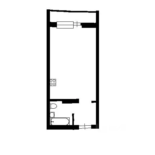 1-к кв. Новосибирская область, Новосибирск ул. Фадеева, 66/4 (30.0 м) - Фото 1