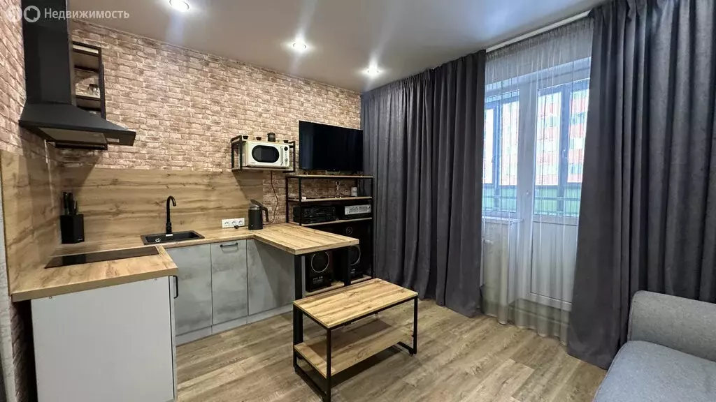 Квартира-студия: Казань, улица Бари Галеева, 8Ак4 (29 м) - Фото 1