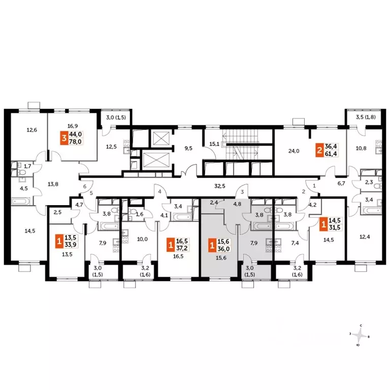 1-к кв. Московская область, Ленинский городской округ, пос. Развилка ... - Фото 2