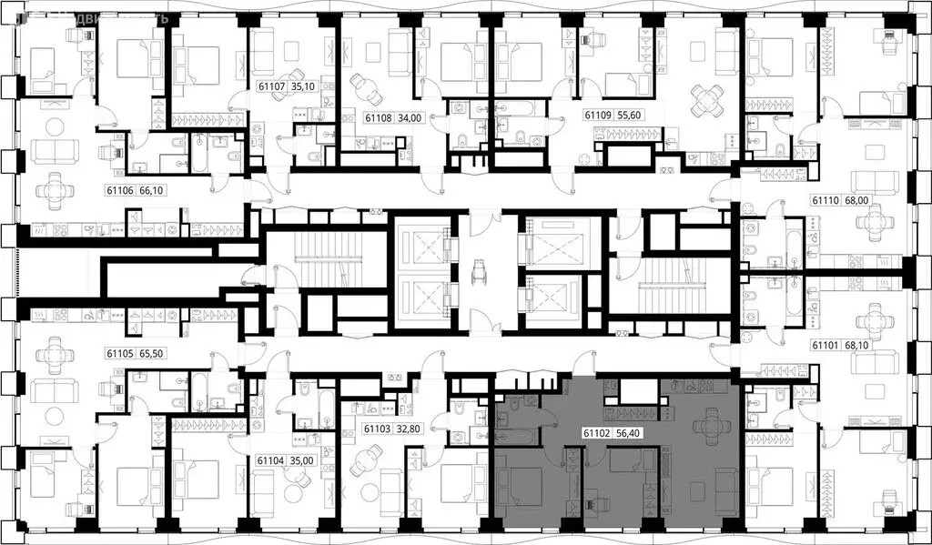 2-комнатная квартира: Москва, Вишнёвая улица, 7с80 (56.4 м) - Фото 1