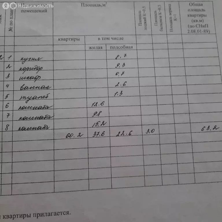 3-комнатная квартира: Томск, Вокзальная улица, 35 (63.2 м) - Фото 1