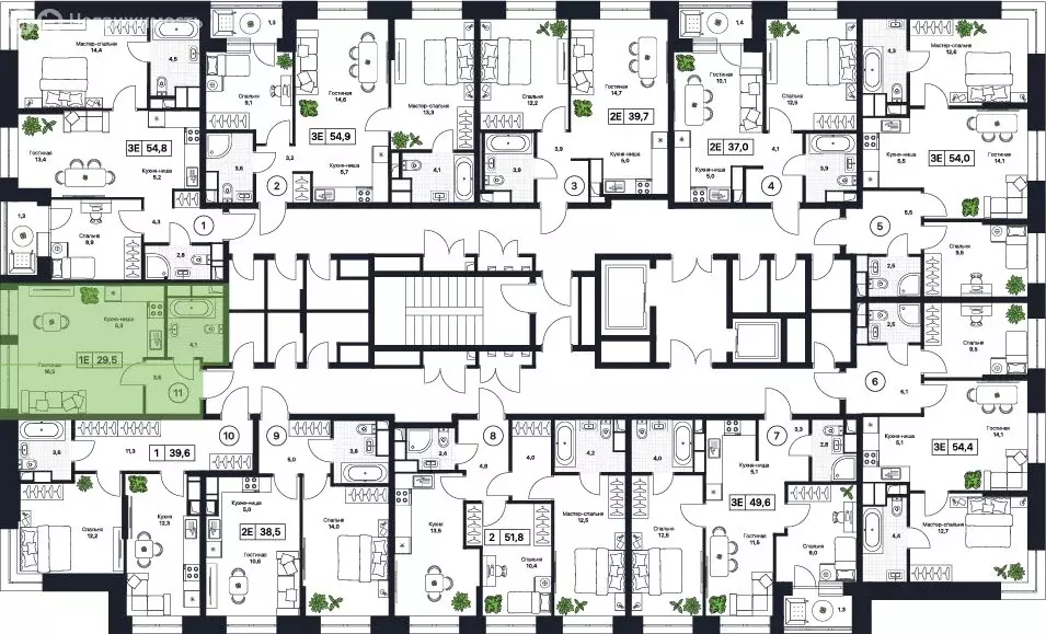 Квартира-студия: Пушкино, ЖК Пушкино Град (29.8 м) - Фото 2