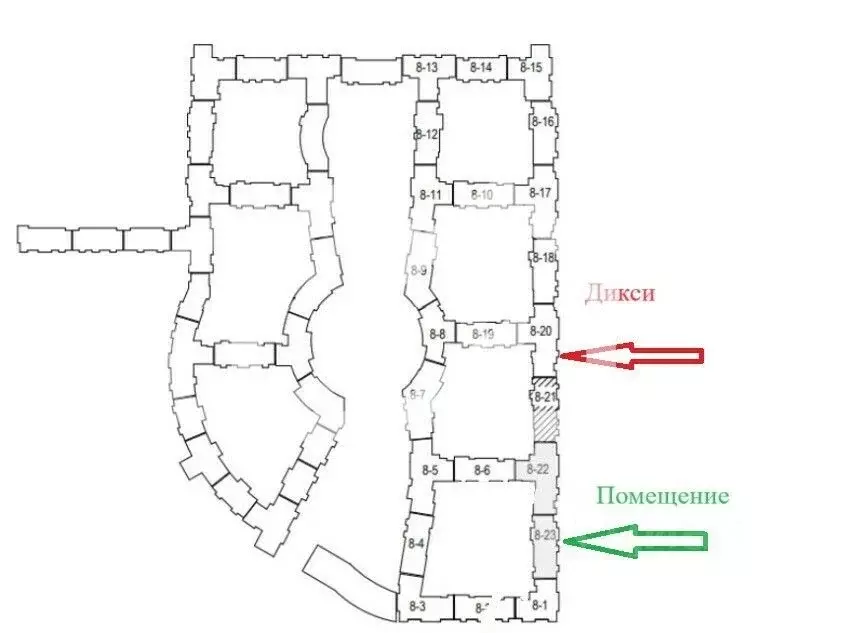 Торговая площадь в Московская область, Ленинский городской округ, пос. ... - Фото 2