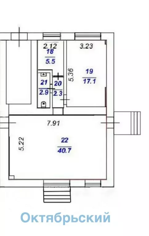 Торговая площадь в Карелия, Петрозаводск Октябрьский просп., 2 (92 м) - Фото 1