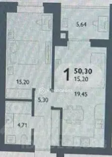 1-к кв. Брянская область, Брянский район, Снежское с/пос, пос. ... - Фото 2