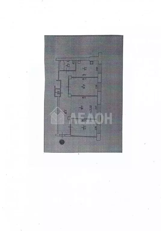 3-к кв. Омская область, Омск просп. Карла Маркса, 29 (75.6 м) - Фото 2