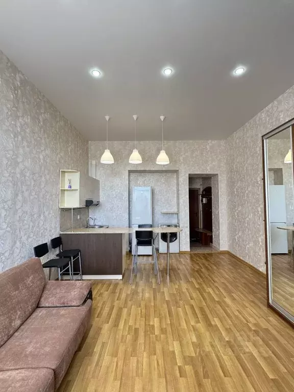 Студия Омская область, Омск ул. Профинтерна, 10 (32.0 м) - Фото 1