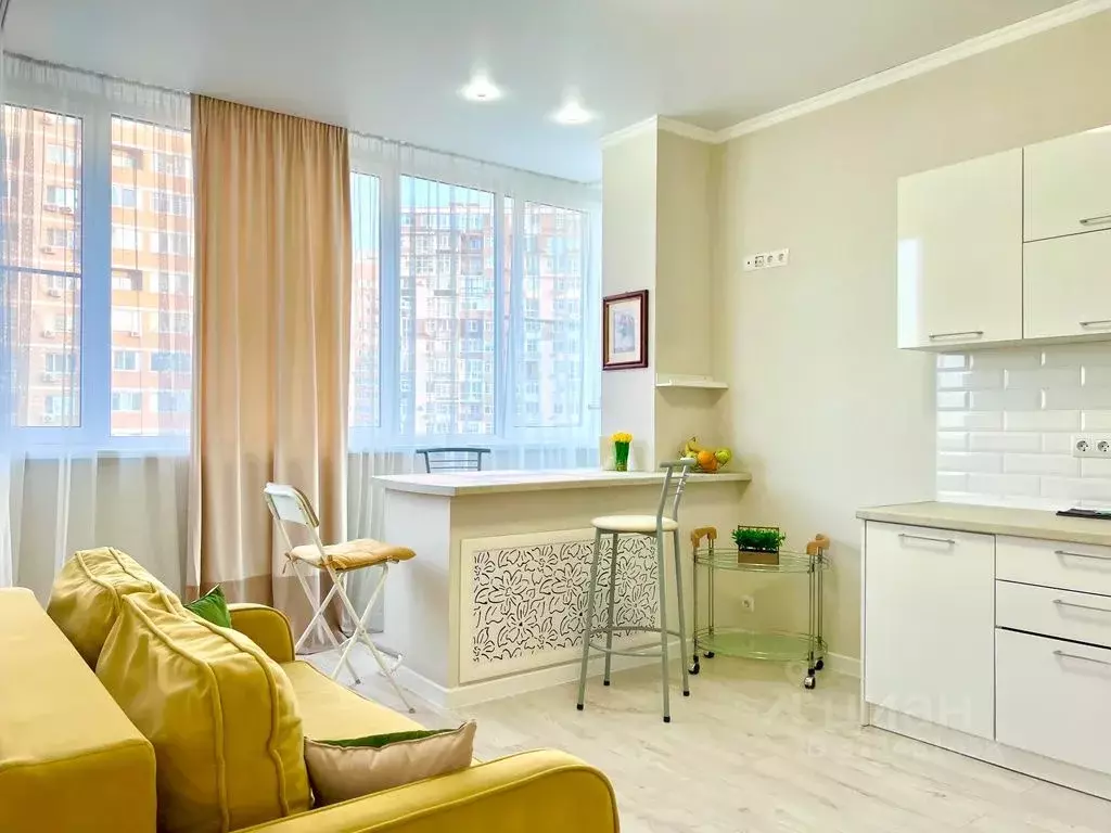 1-к кв. Краснодарский край, Краснодар Фестивальный мкр, Солнечный мкр, ... - Фото 1