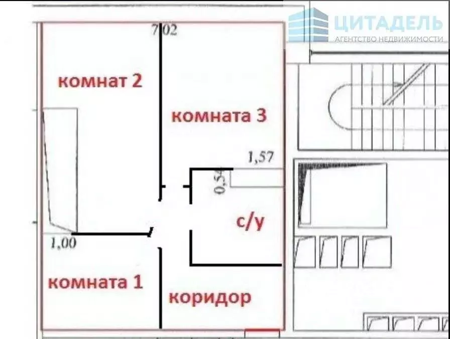 2-к кв. Московская область, Звенигород Одинцовский городской округ, ... - Фото 2