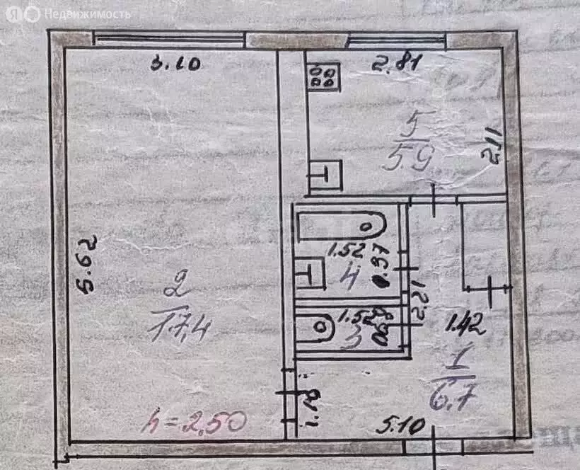 1-комнатная квартира: Берёзовка, Центральная улица, 9 (33 м) - Фото 0