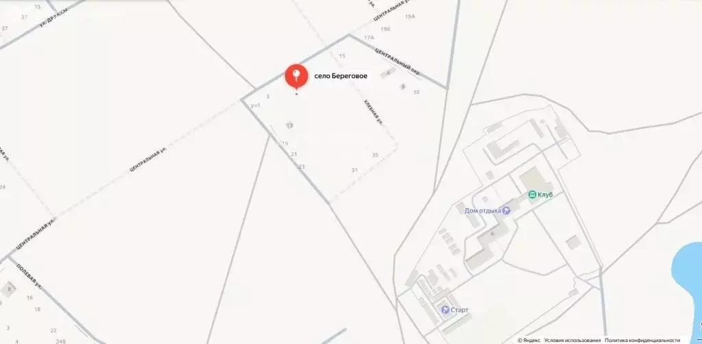Участок в Береговое, Центральная улица (7 м) - Фото 2
