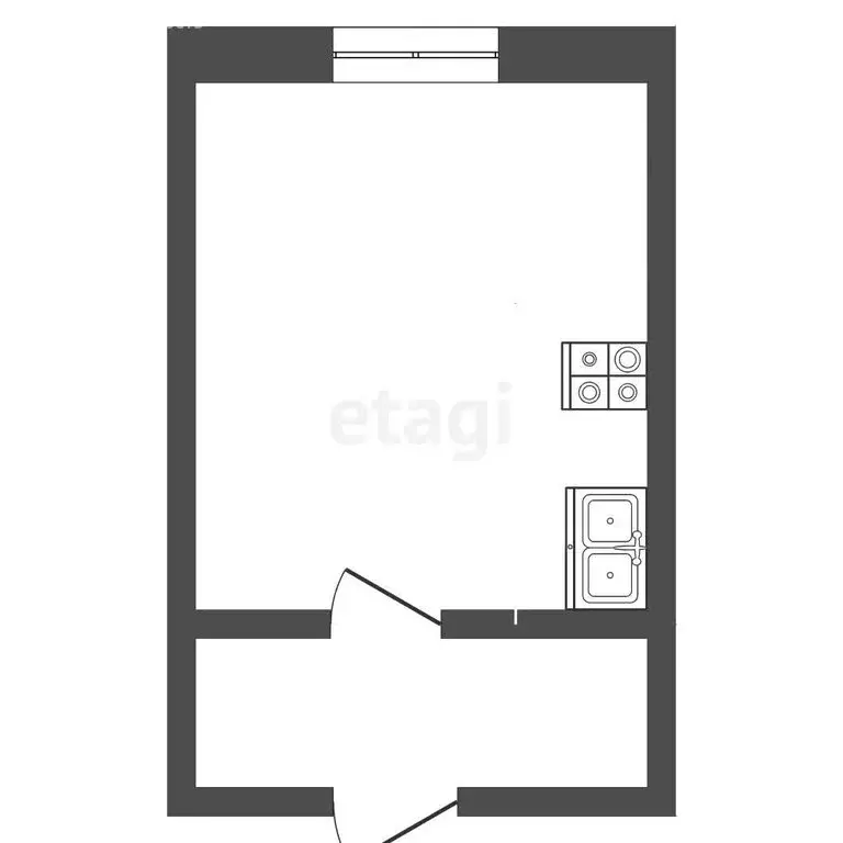 1к в -комнатной квартире (11.8 м) - Фото 1