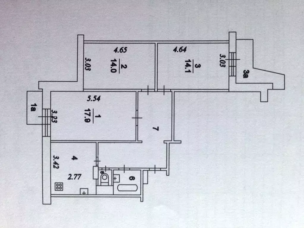 3-к кв. Москва ул. Крылатские Холмы, 39К1 (75.0 м) - Фото 0