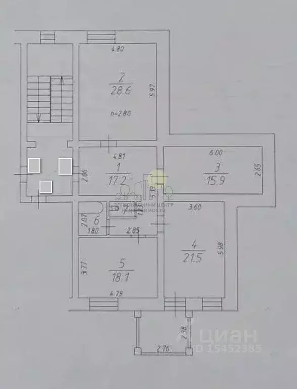3-к кв. Иркутская область, Иркутск Академическая ул., 38 (106.5 м) - Фото 2