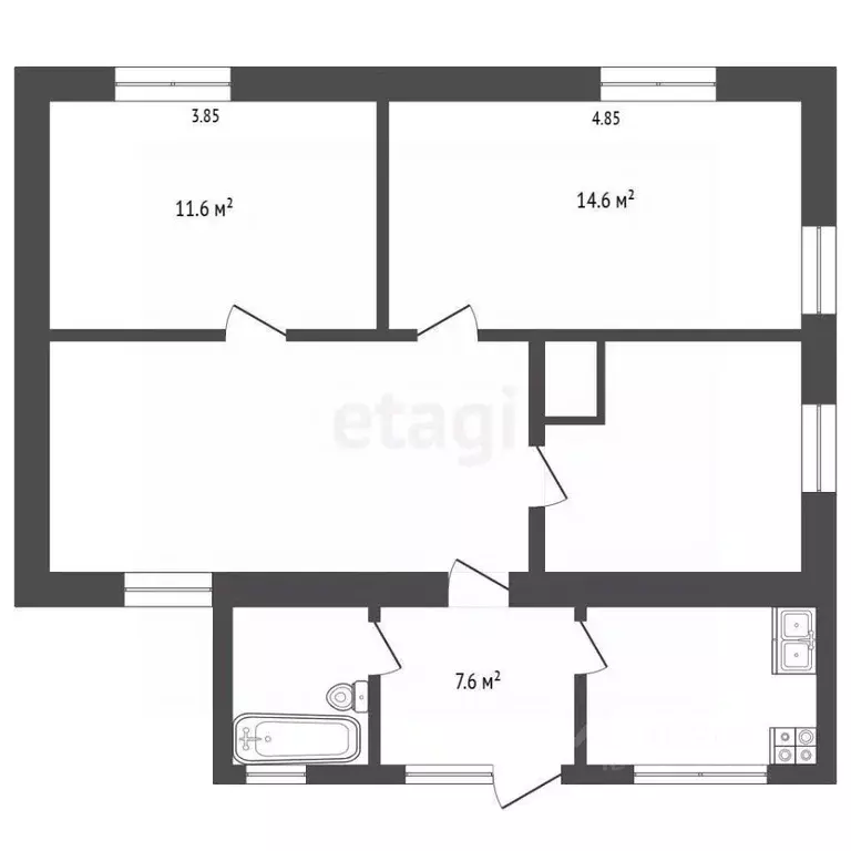 Дом в Краснодарский край, Темрюк ул. Кириллова (69 м) - Фото 1