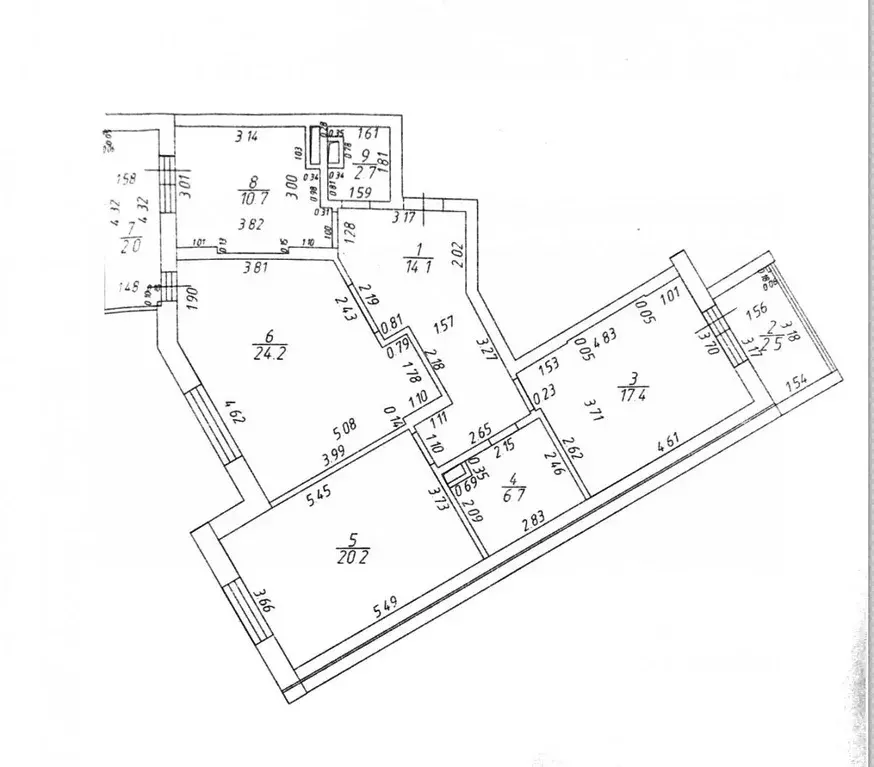 3-к кв. Татарстан, Казань просп. Победы, 139к2 (100.5 м) - Фото 2