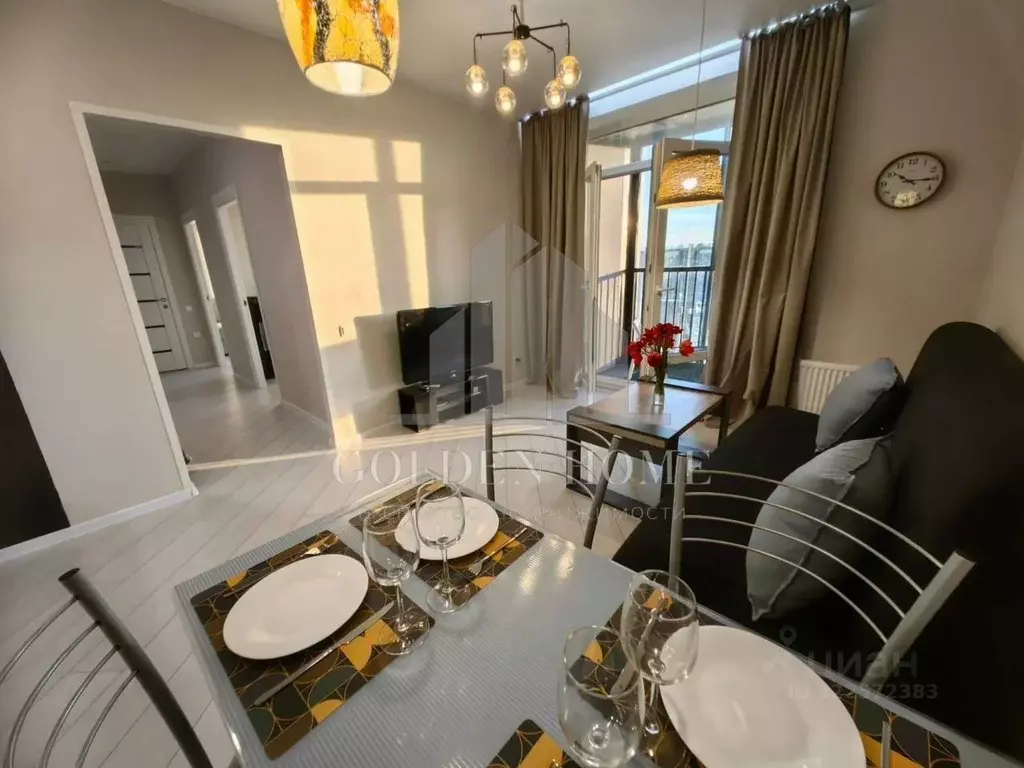 2-к кв. Санкт-Петербург ул. Вадима Шефнера, 4 (55.0 м) - Фото 2