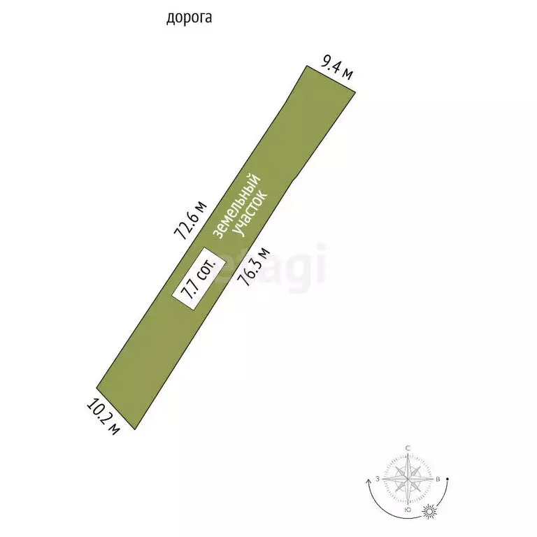 Участок в Нижняя Салда, улица Энгельса (7.7 м) - Фото 0
