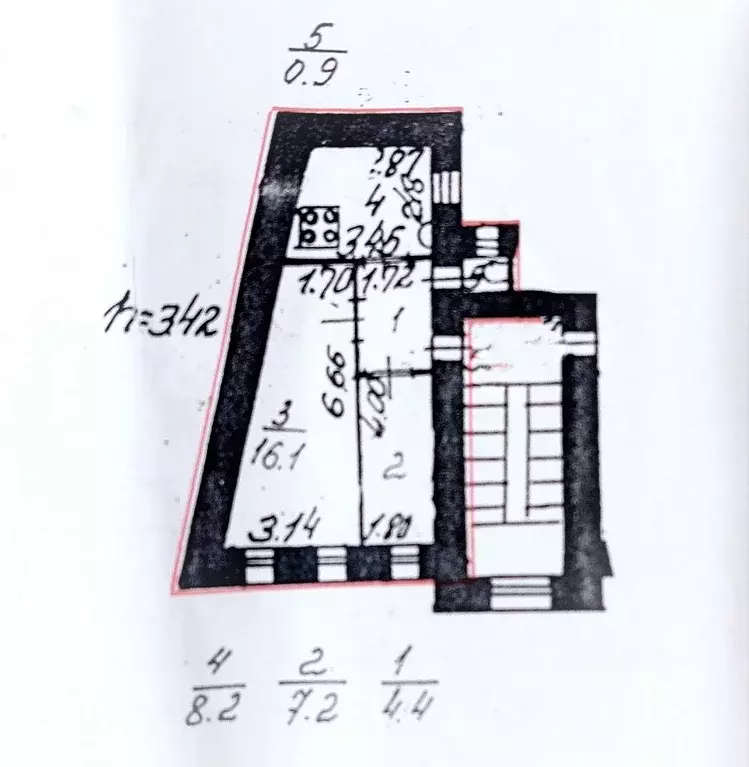 2-к кв. Санкт-Петербург просп. Добролюбова, 7/2В (36.8 м) - Фото 1
