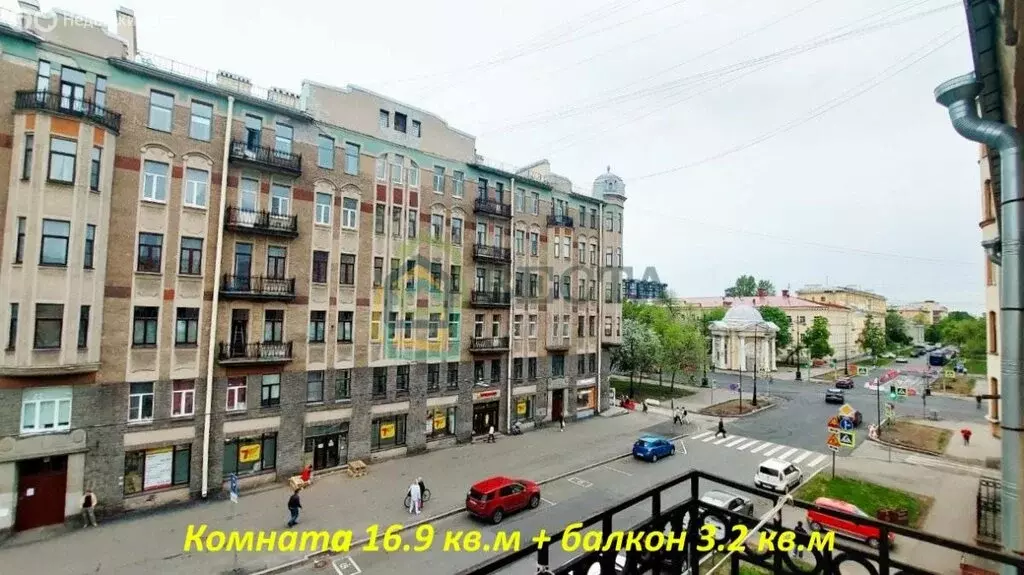 1к в 6-комнатной квартире (16.9 м) - Фото 1