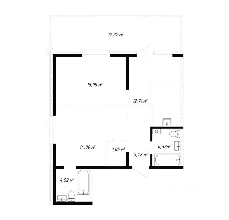 3-к кв. Иркутская область, Иркутск Правобережный округ, Кино жилой ... - Фото 1