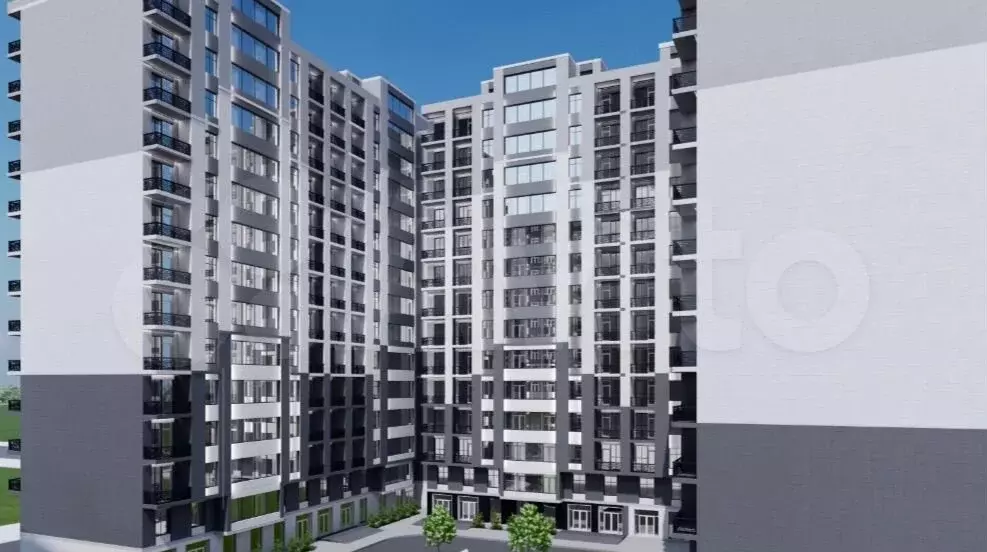 Квартира-студия, 34 м, 5/14 эт. - Фото 1