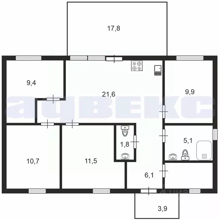 Дом в Ленинградская область, Приозерский район, Раздольевское с/пос, ... - Фото 2