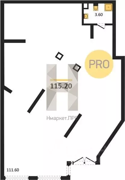 Торговая площадь в Свердловская область, Екатеринбург Втузгородок ... - Фото 2