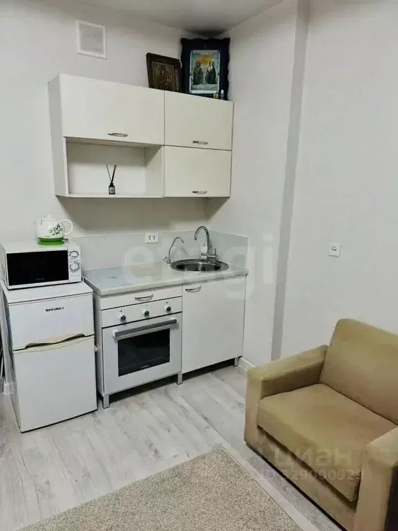 Студия Тюменская область, Тюмень ул. Мельникайте, 2к8 (26.0 м) - Фото 2