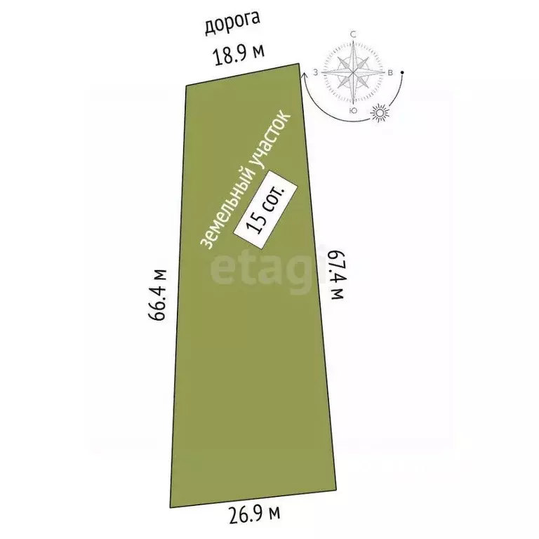 Участок в Ярославская область, Ярославский муниципальный округ, д. ... - Фото 2