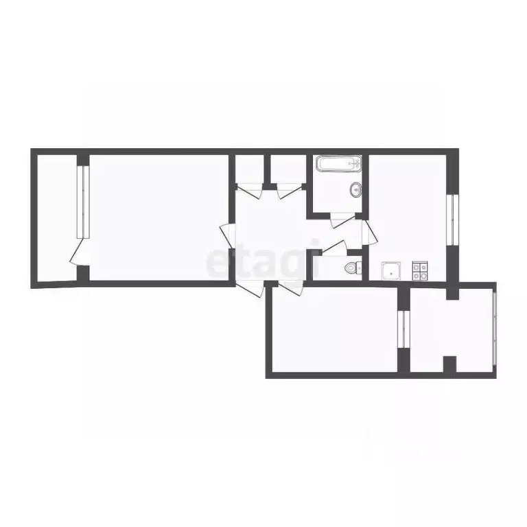 2-к кв. Севастополь ул. Пожарова, 6 (55.1 м) - Фото 2