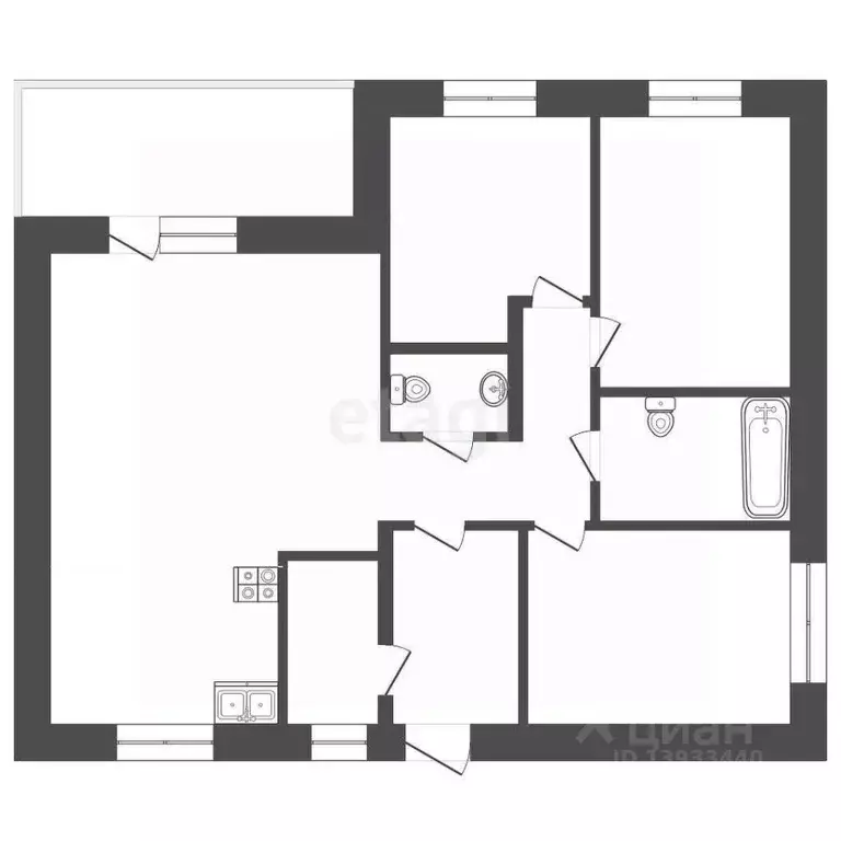 Дом в Тюменская область, Тюмень ул. Чайная (113 м) - Фото 2