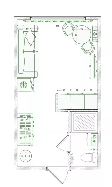 Студия Костромская область, Кострома Кинешемское ш., 15 (17.3 м) - Фото 2