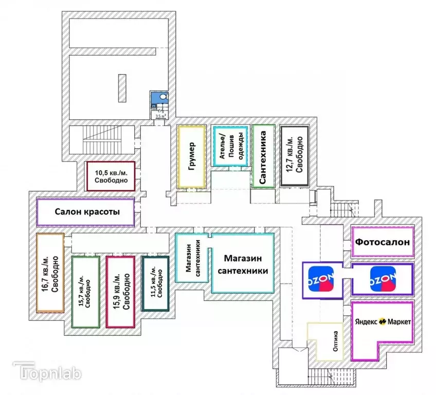 Торговая площадь в Ленинградская область, Тосно г. Тосненский район, ... - Фото 2