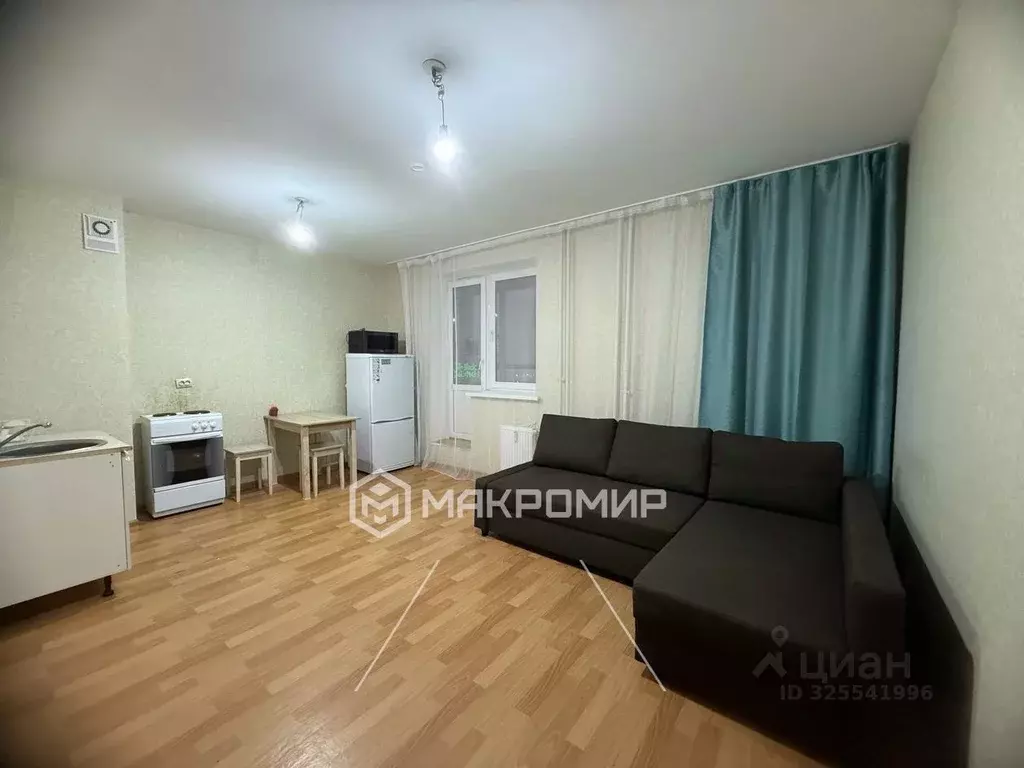 Студия Санкт-Петербург пос. Парголово, Заречная ул., 45к2 (28.7 м) - Фото 1