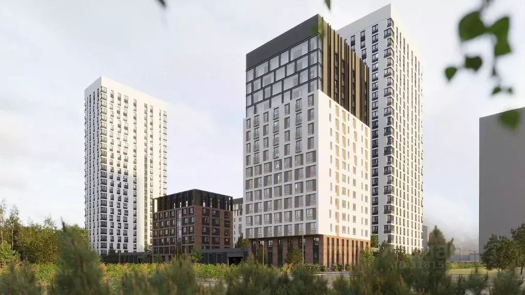 2-к кв. Свердловская область, Екатеринбург ВИЗ жилрайон, Риверсайд ... - Фото 1