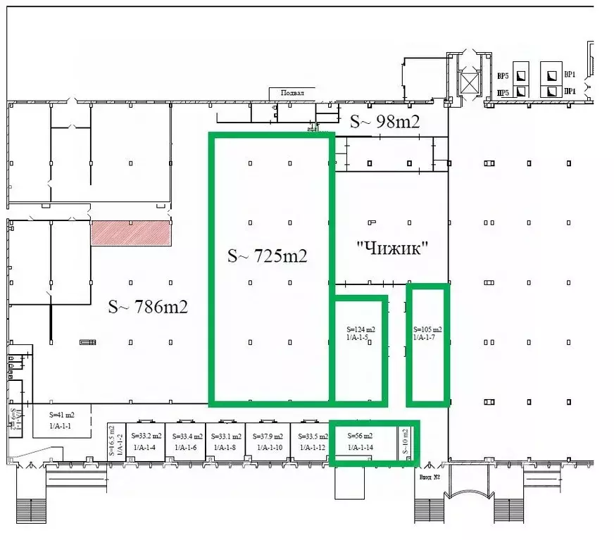 Помещение свободного назначения в Москва Щелковское ш., 100к100 (850 ... - Фото 2