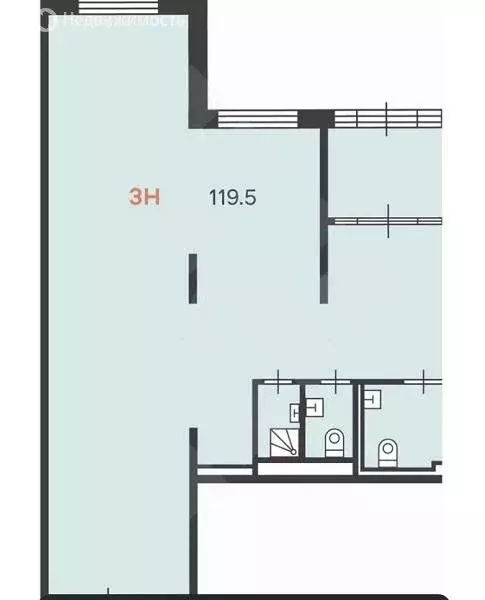 Помещение свободного назначения (120 м) - Фото 2