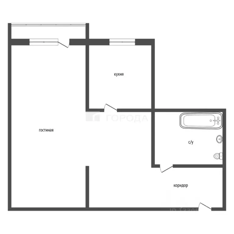 1-к кв. Кемеровская область, Новокузнецк Абашево мкр, ул. День ... - Фото 2