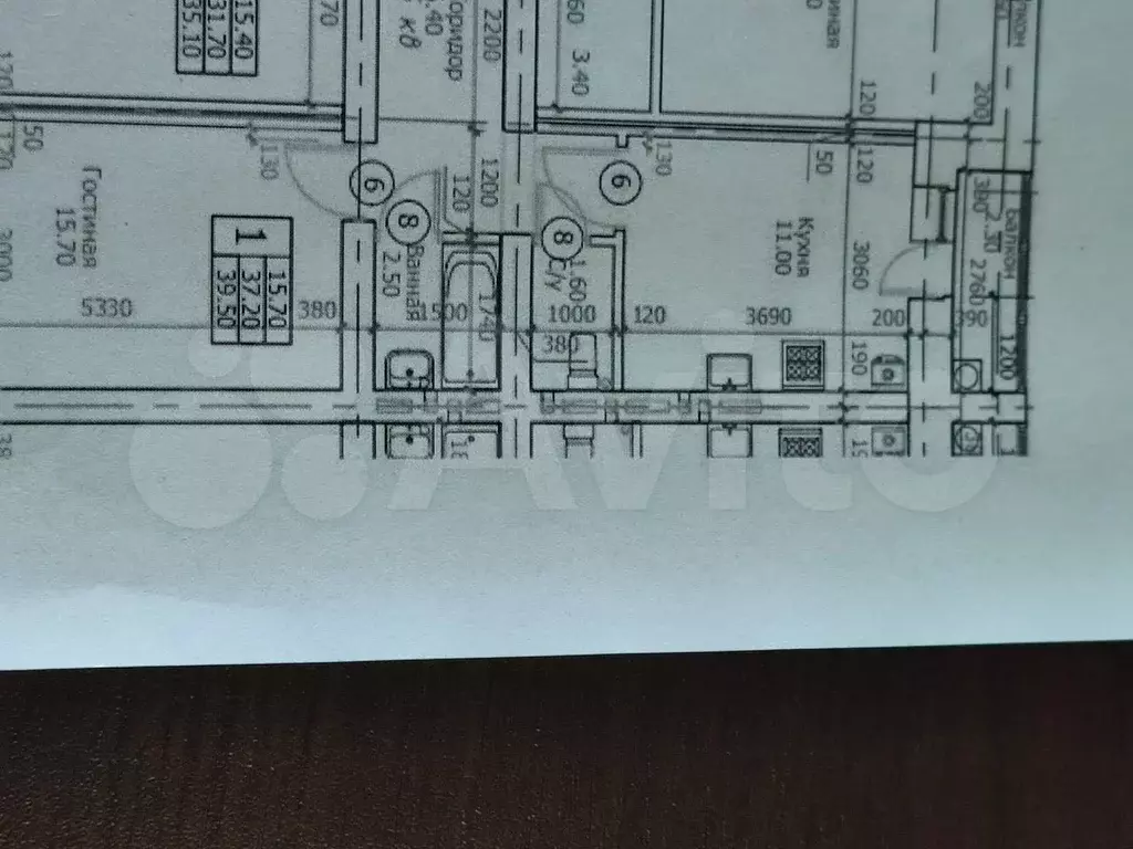 1-к. квартира, 40 м, 4/4 эт. - Фото 0