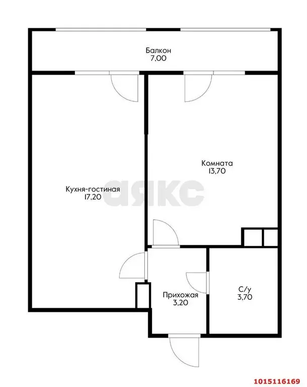 1-комнатная квартира: Краснодар, микрорайон 9-й километр, Ярославская ... - Фото 1