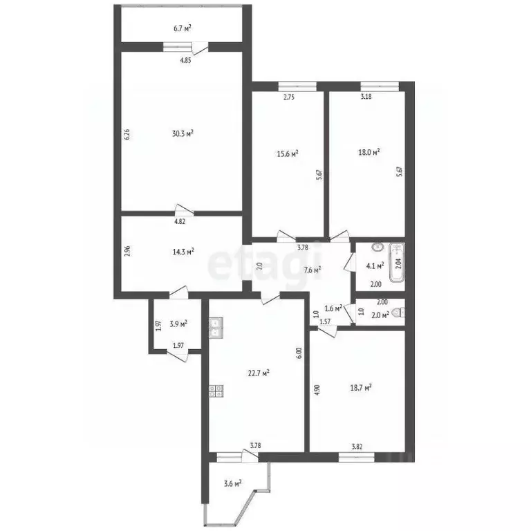 4-к кв. Самарская область, Самара ул. Стара-Загора, 84А (143.3 м) - Фото 1