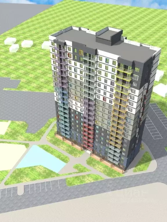 1-к кв. Алтайский край, Барнаул ул. Советской Армии, 83А (33.8 м) - Фото 2