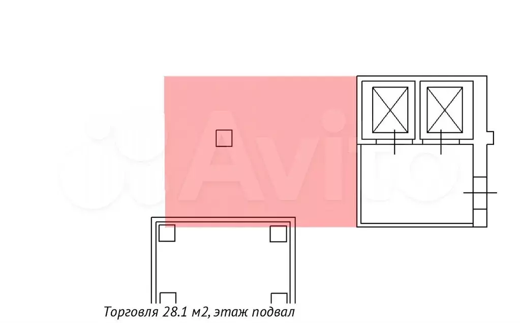 Сдам помещение свободного назначения, 28.2 м - Фото 1