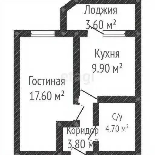 1-к кв. Краснодарский край, Краснодар ул. Имени Валерия Гассия, 4/4 ... - Фото 1