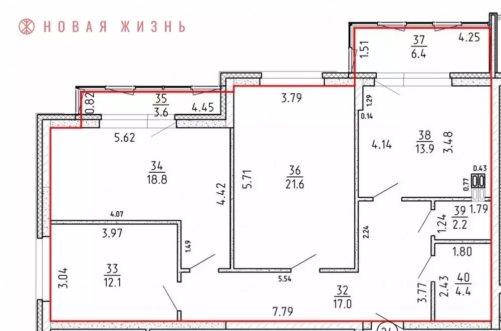 3-к кв. Самарская область, Самара проезд 4-й, 8А (90.0 м) - Фото 0