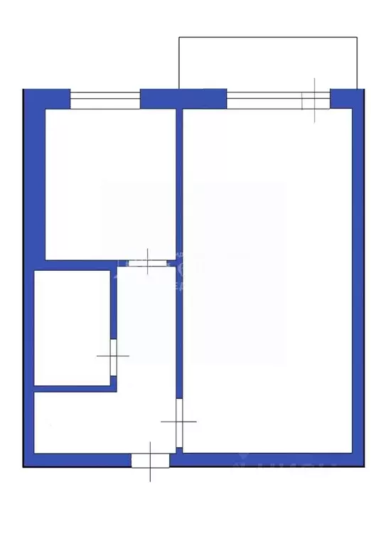 1-к кв. Кемеровская область, Кемерово бул. Строителей, 25В (30.4 м) - Фото 2